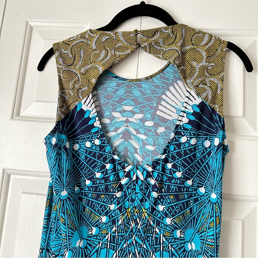 BCBG Max Azaria sleeveless geometric dress size XS - Picture 9 of 11